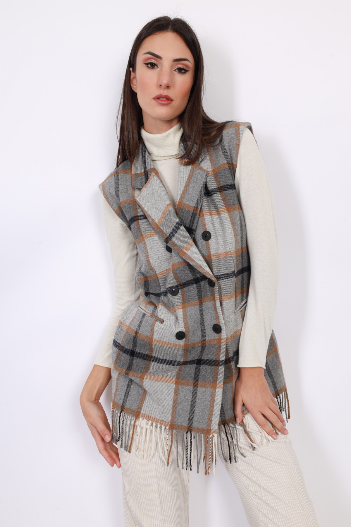 Fringed vest