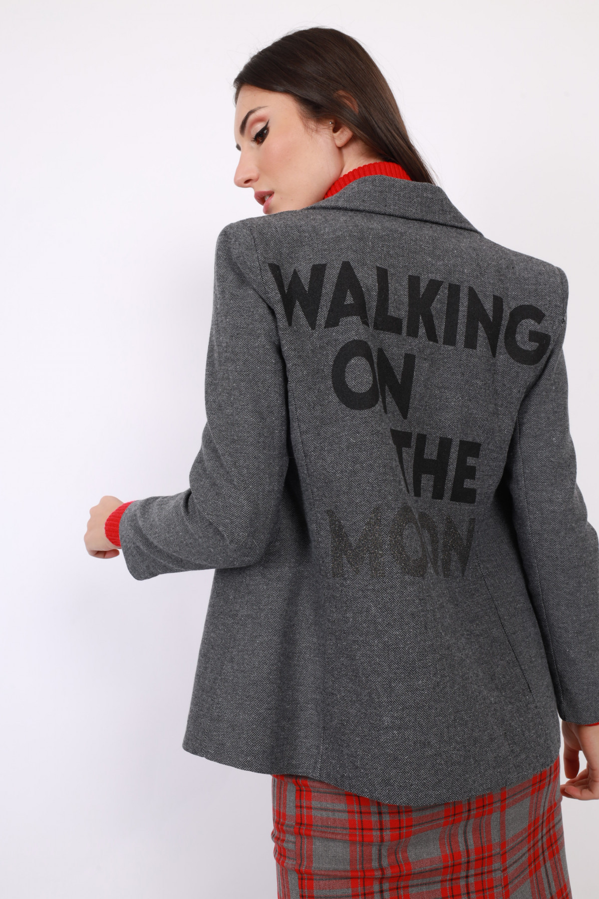 Jacke mit Schriftzug