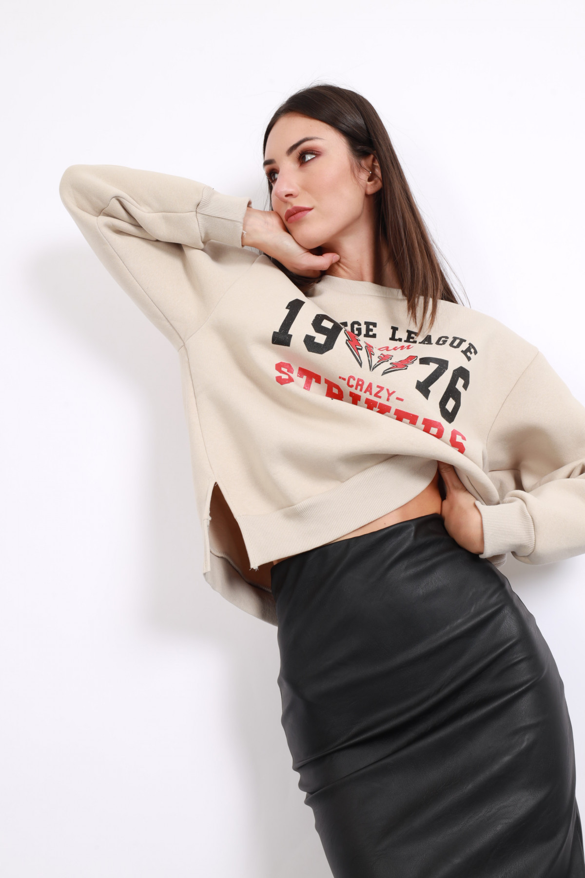 Bedrucktes Sweatshirt