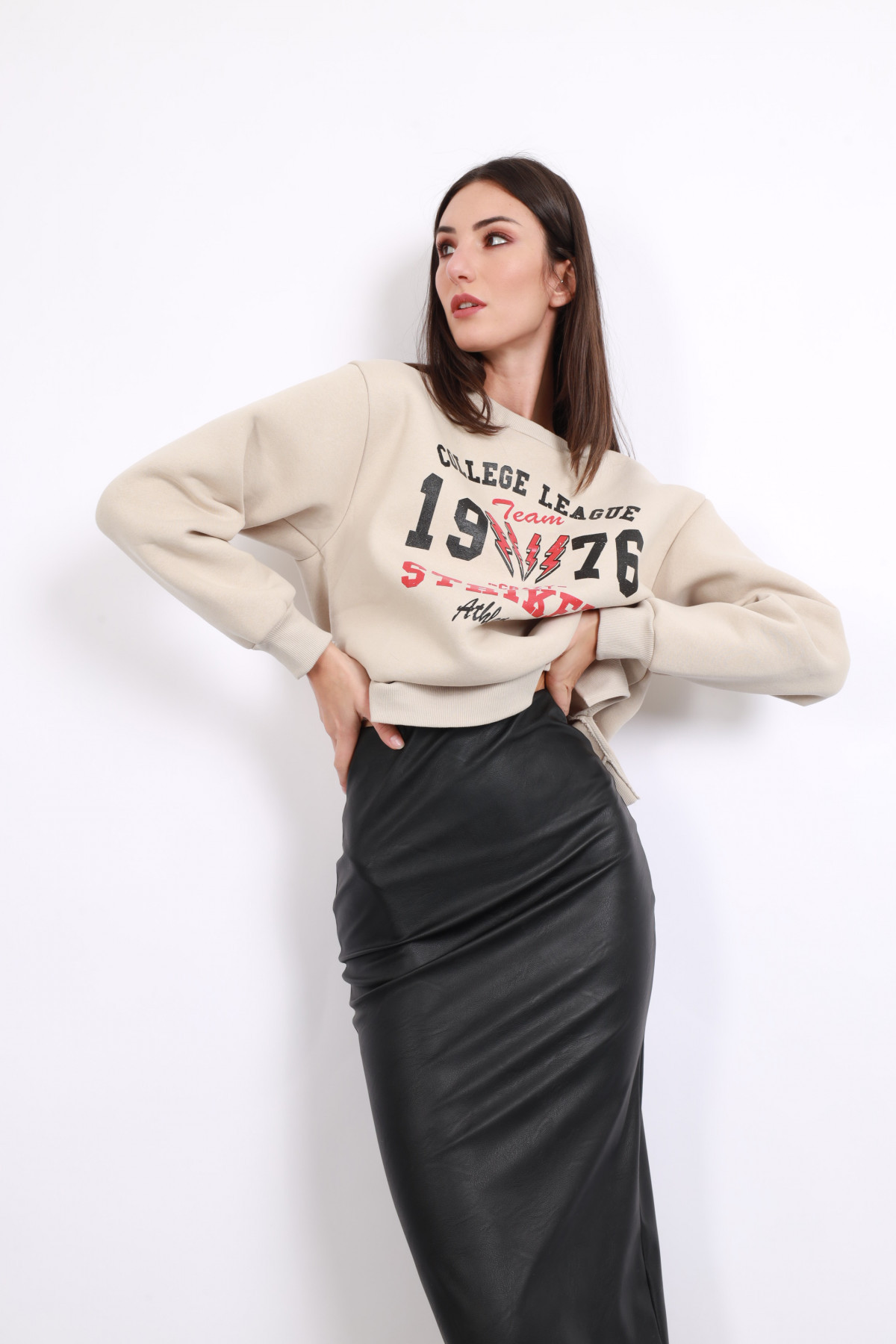 Bedrucktes Sweatshirt