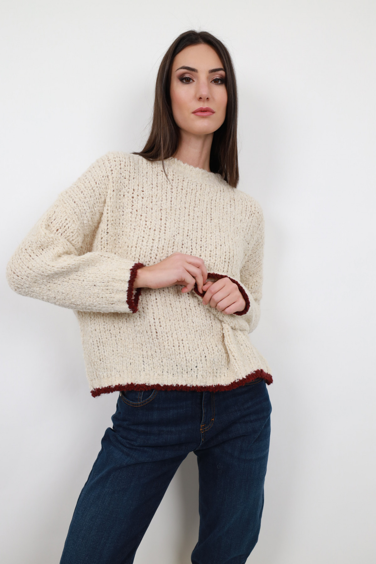 Pullover mit Rundhalsausschnitt
