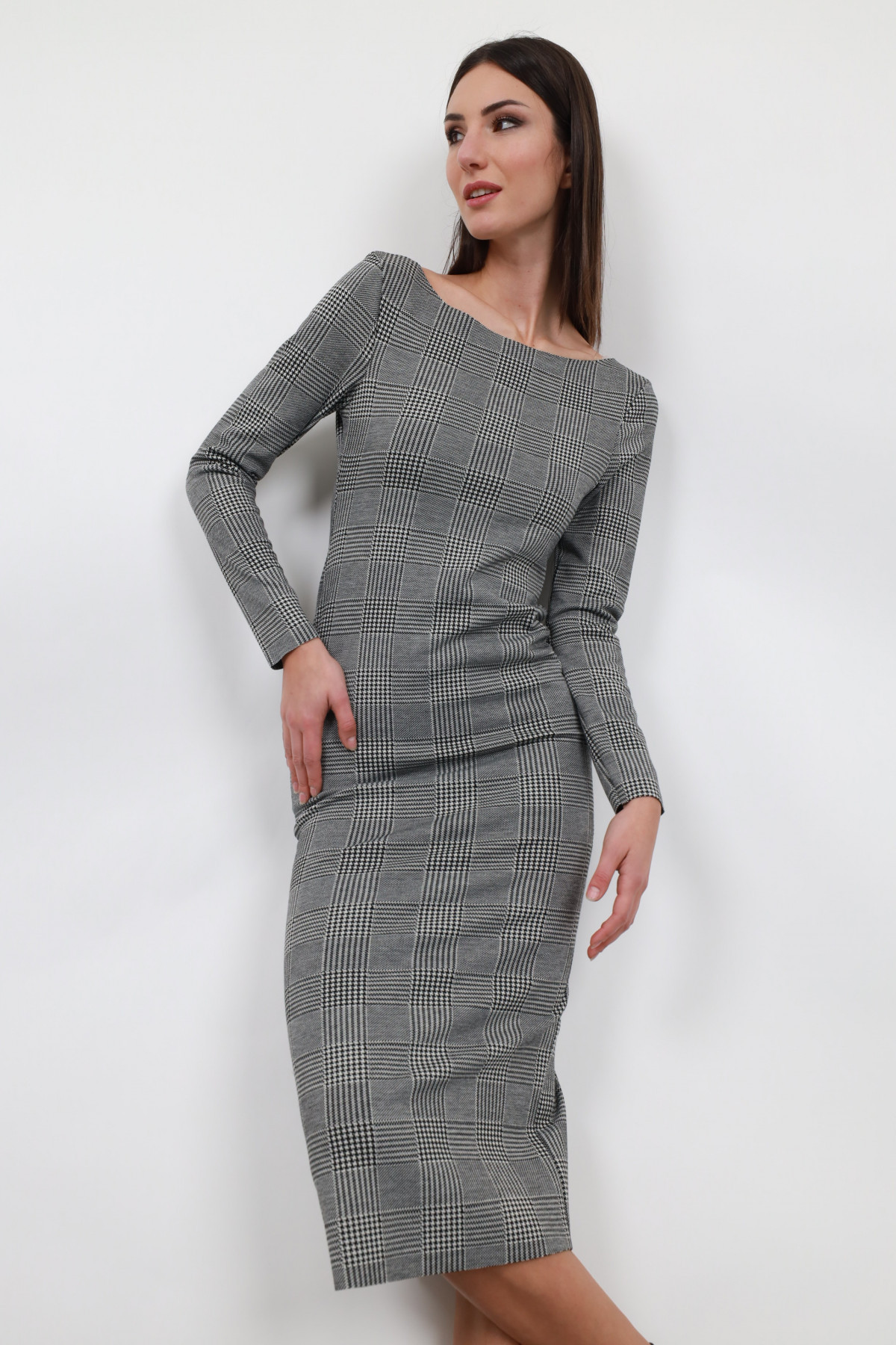 Check dress