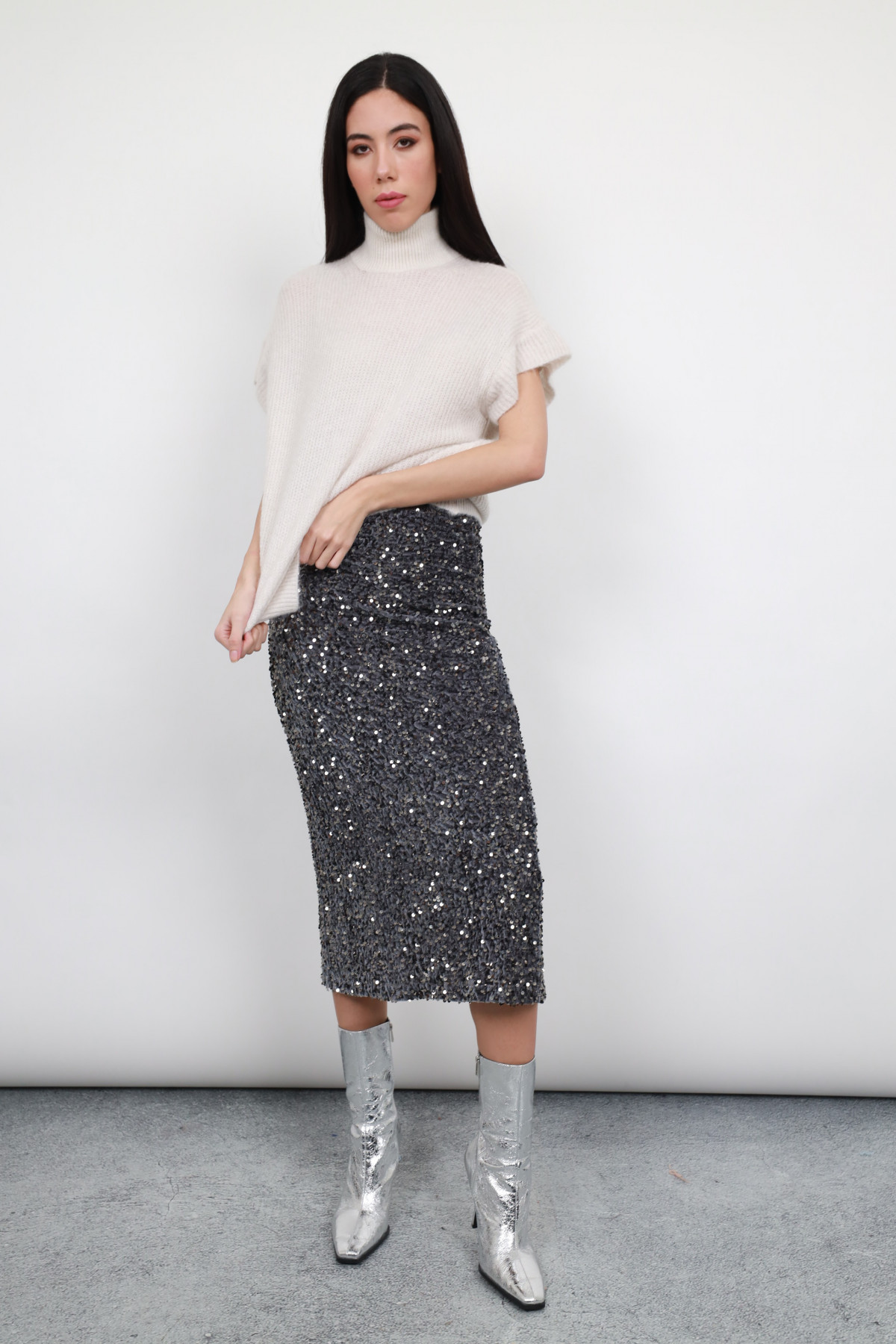 Sequin skirt