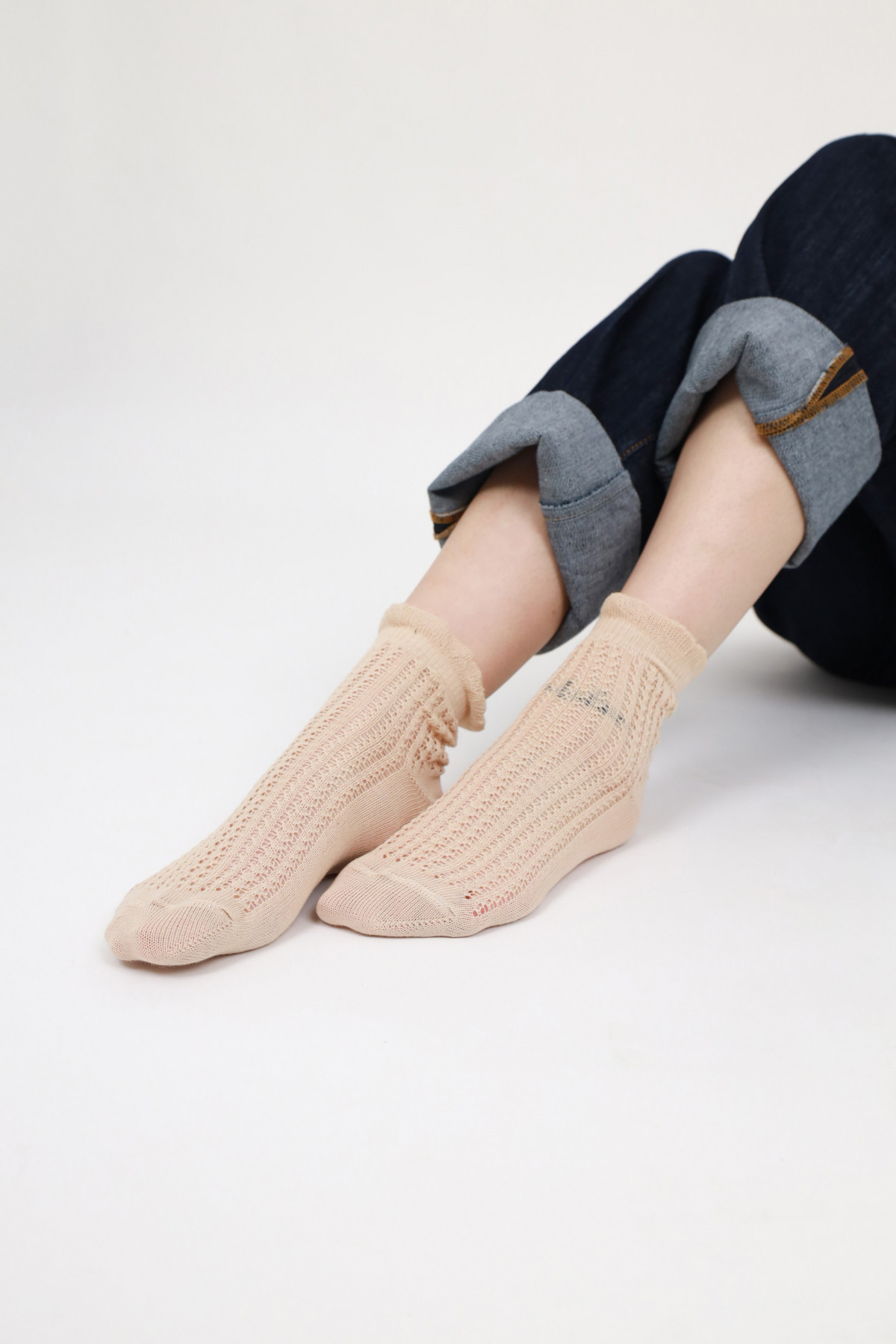 Perforierte Socken