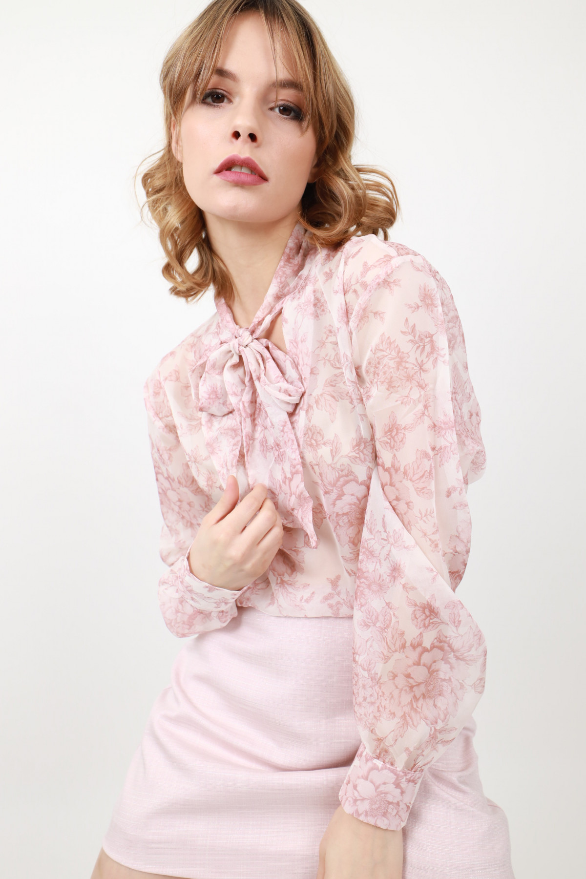 Blouse With Bow