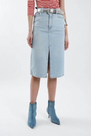 Midi Skirt With Slit