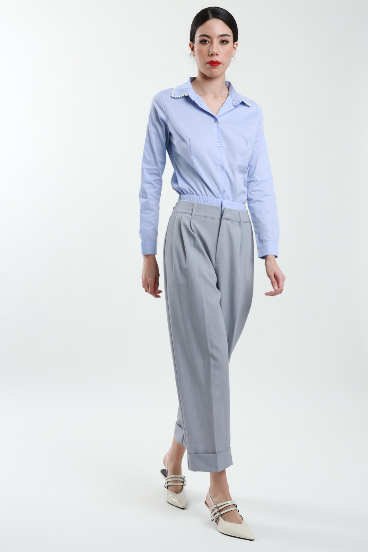Paneled Trousers
