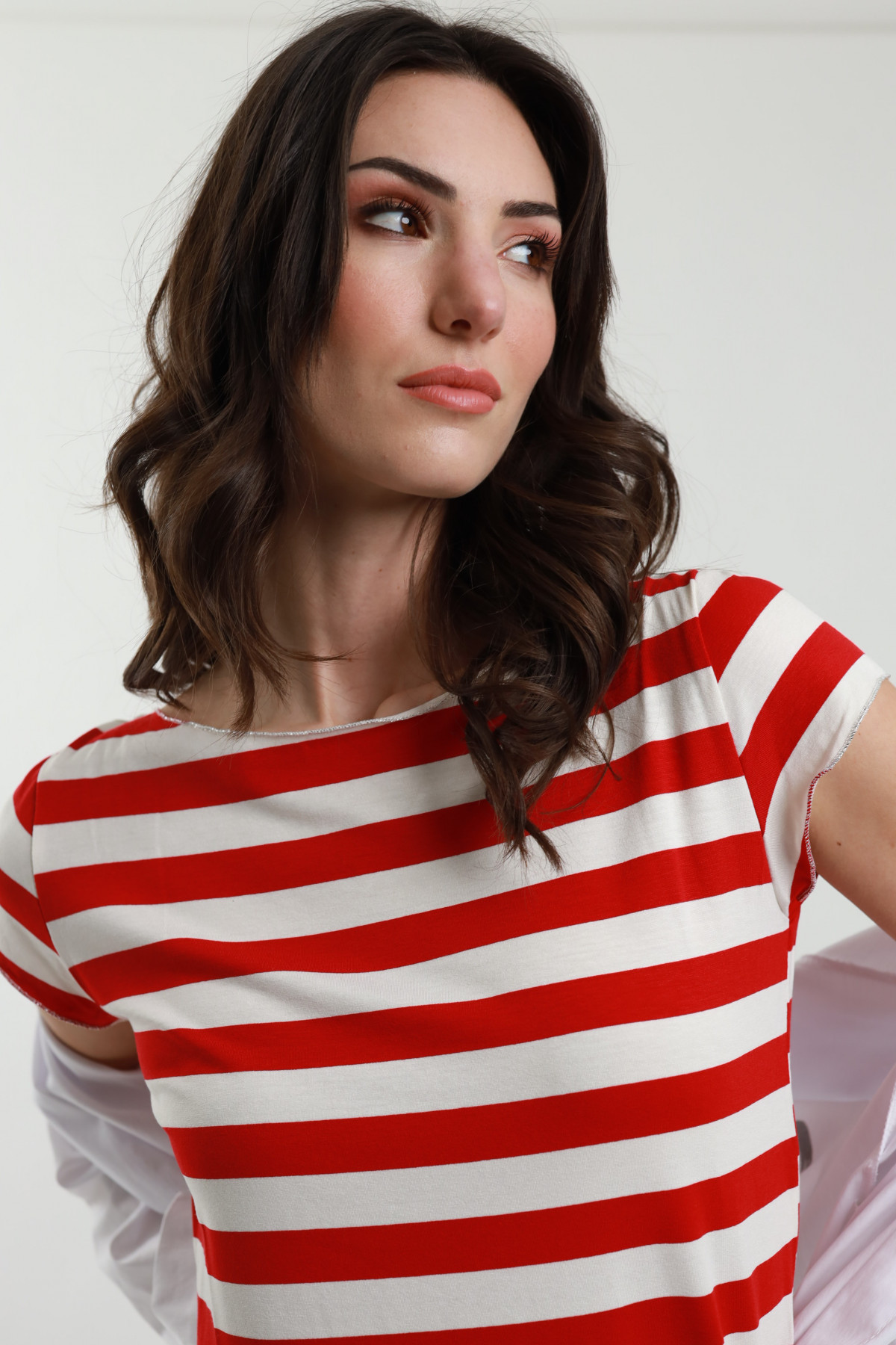 Striped T-Shirt With Lurex