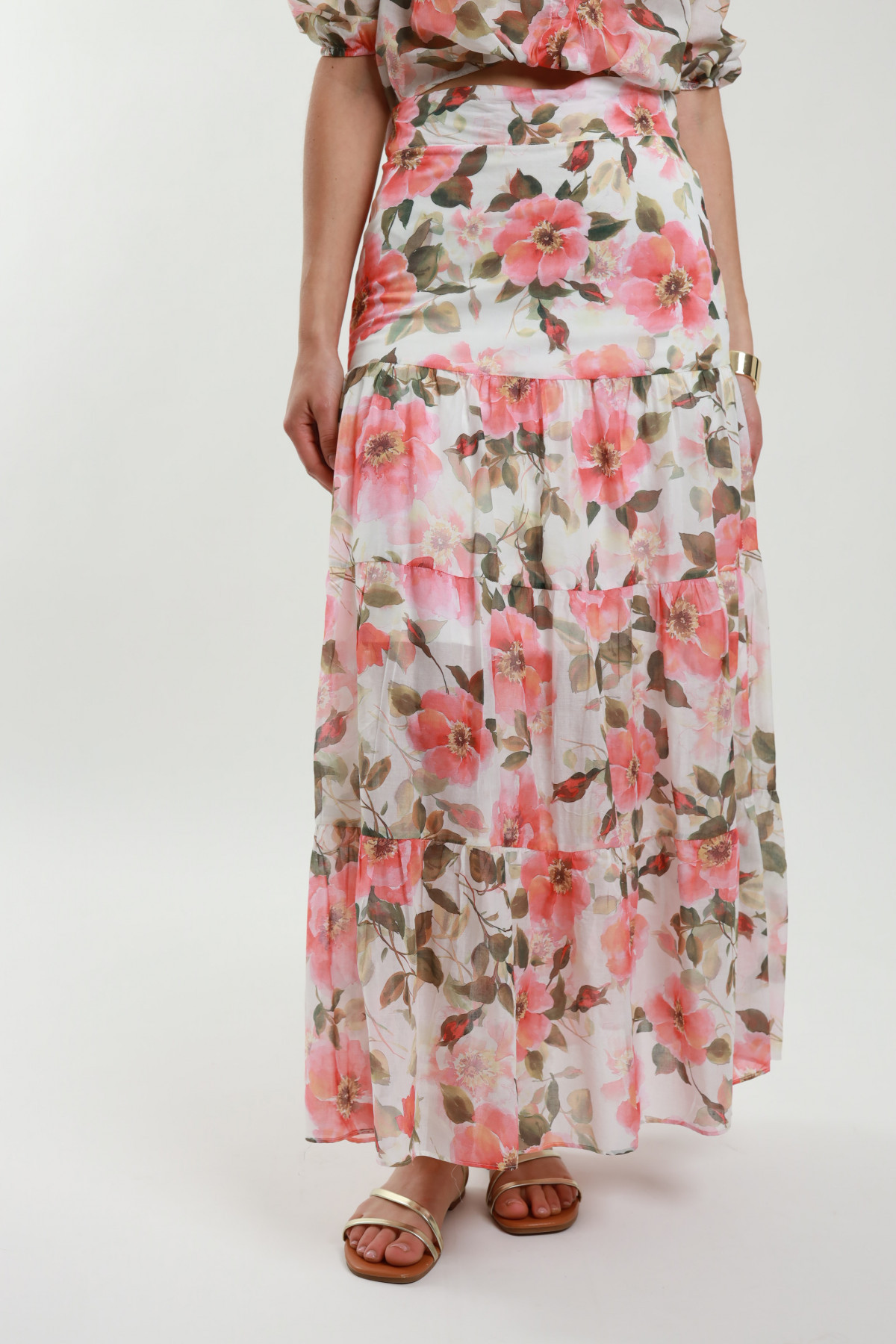 Floral Muslin Skirt