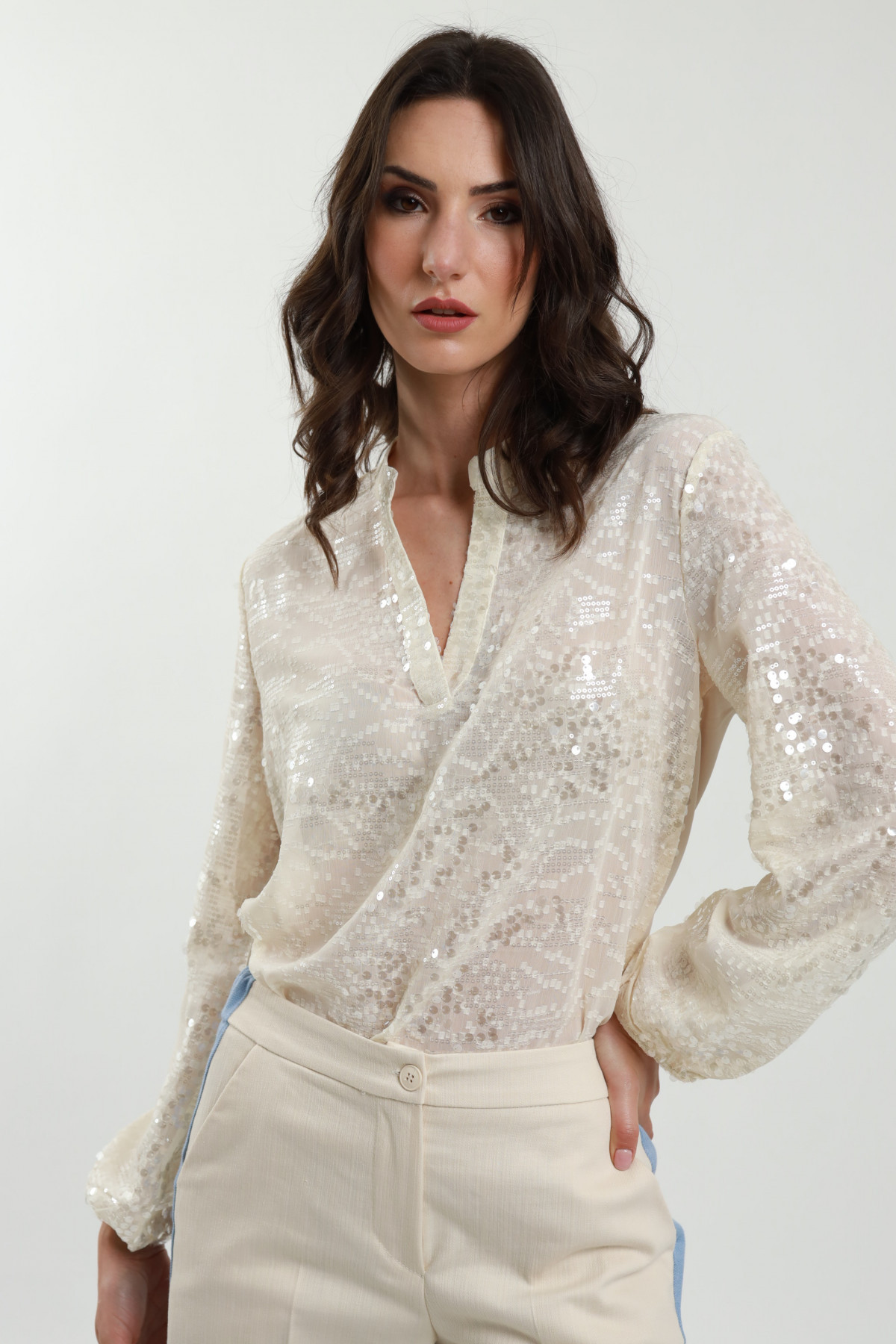 Sequined blouse