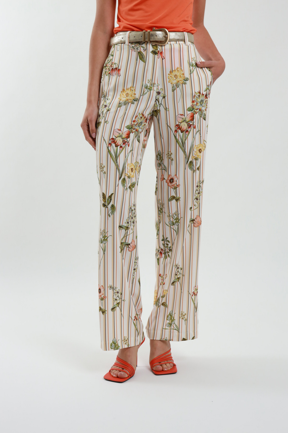 Fluid Printed Trousers