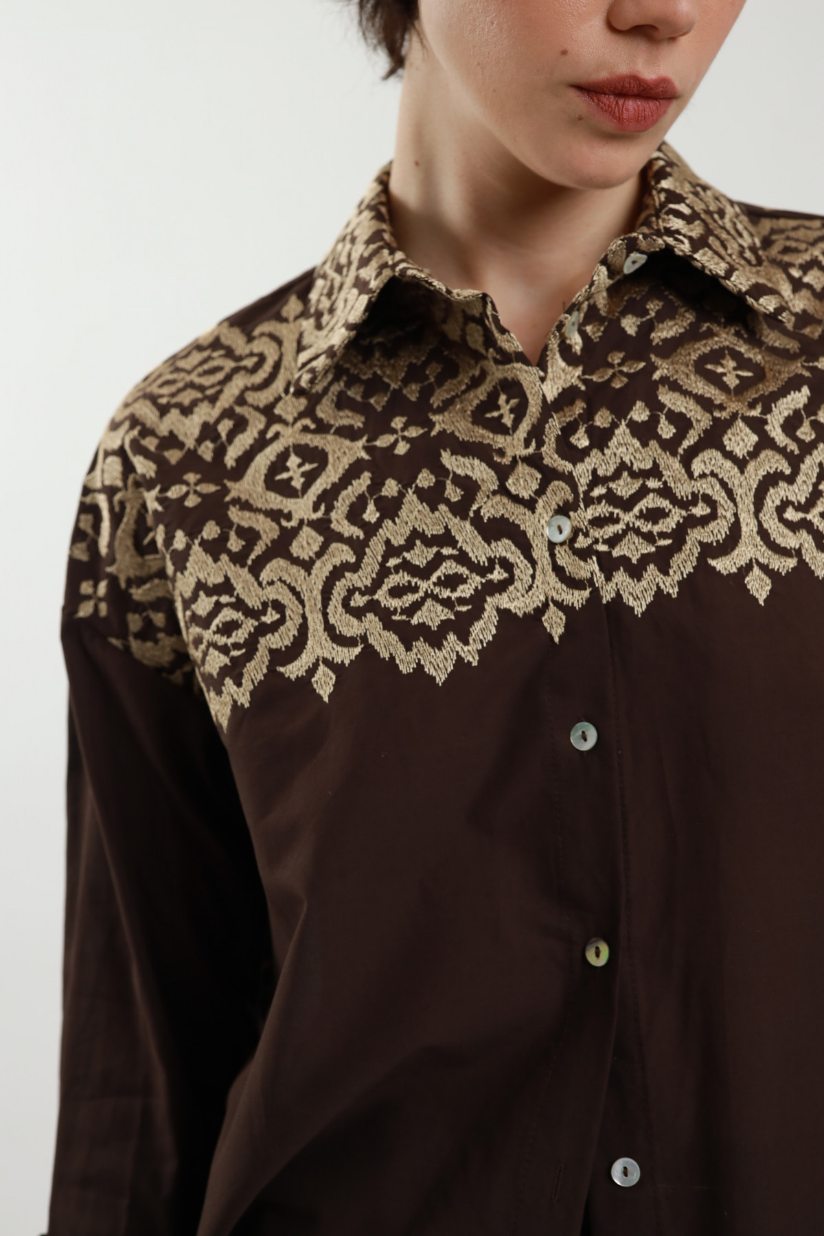 Shirt With Embroidery