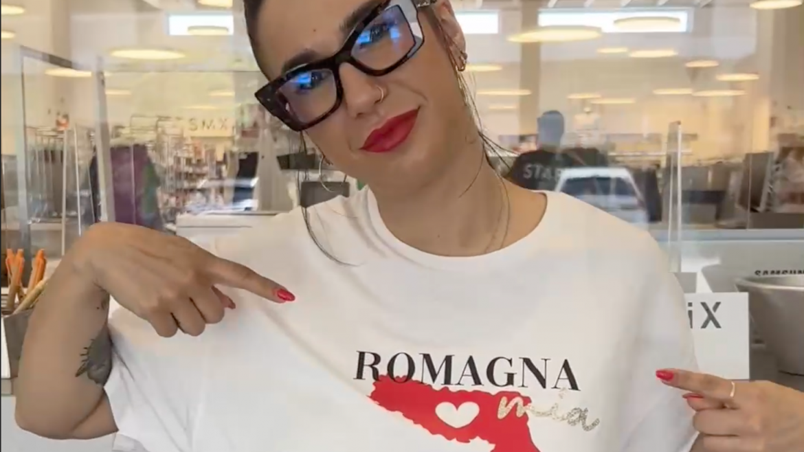 T-shirt Romagna Mia Ricavato agli alluvionati